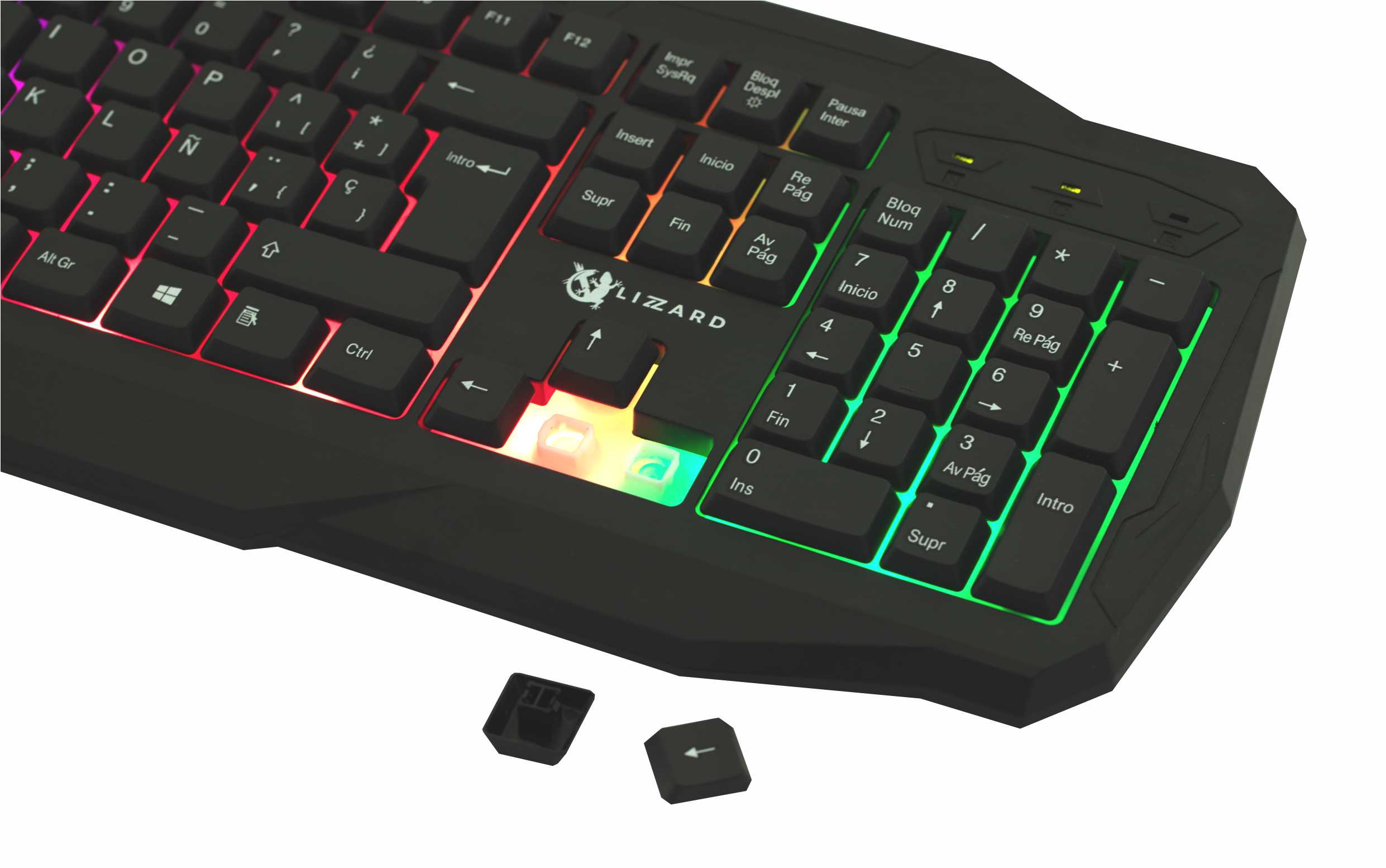 Teclado Gamer x-lizzard teclas