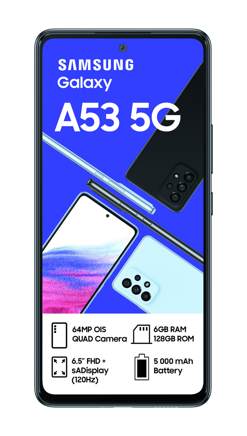 Celular samsung A53 con caracteristicas